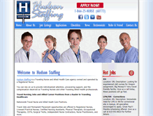 Tablet Screenshot of hudsonstaffing.net